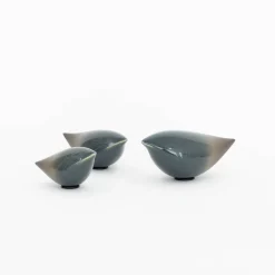 Rie Ito'S Ceramic Oval Birds