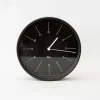Riki Steel Clock Black Wr17-10
