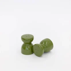 101 60'S, Salt And Pepper Shaker - Olive Green