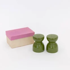 101 60'S, Salt And Pepper Shaker - Olive Green
