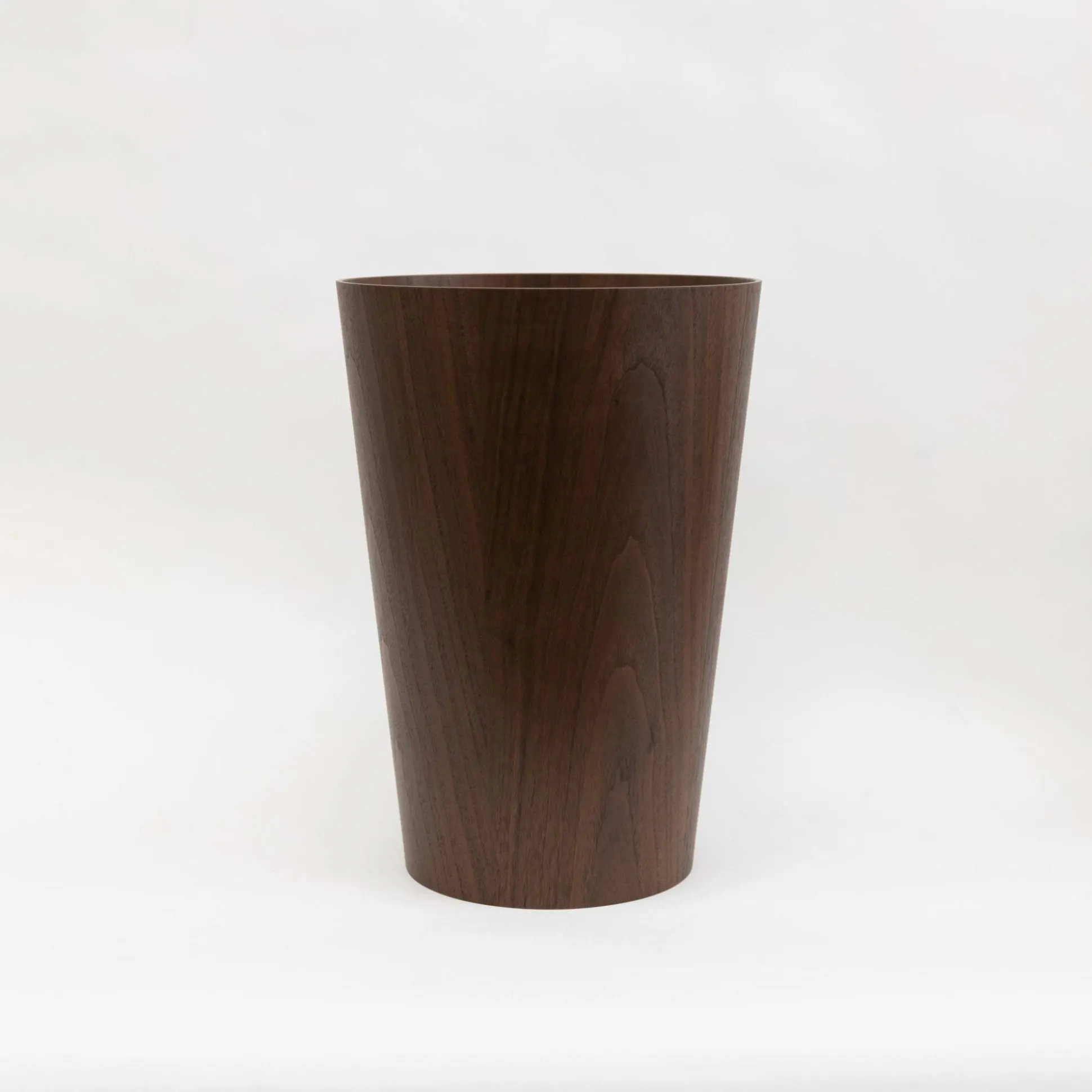 Saito Walnut Wastebasket