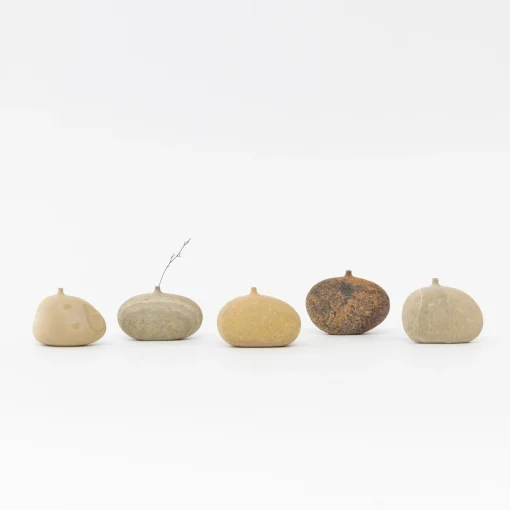 Sea Stone Vases And Sea Stone With Legs By Mitsuru Koga