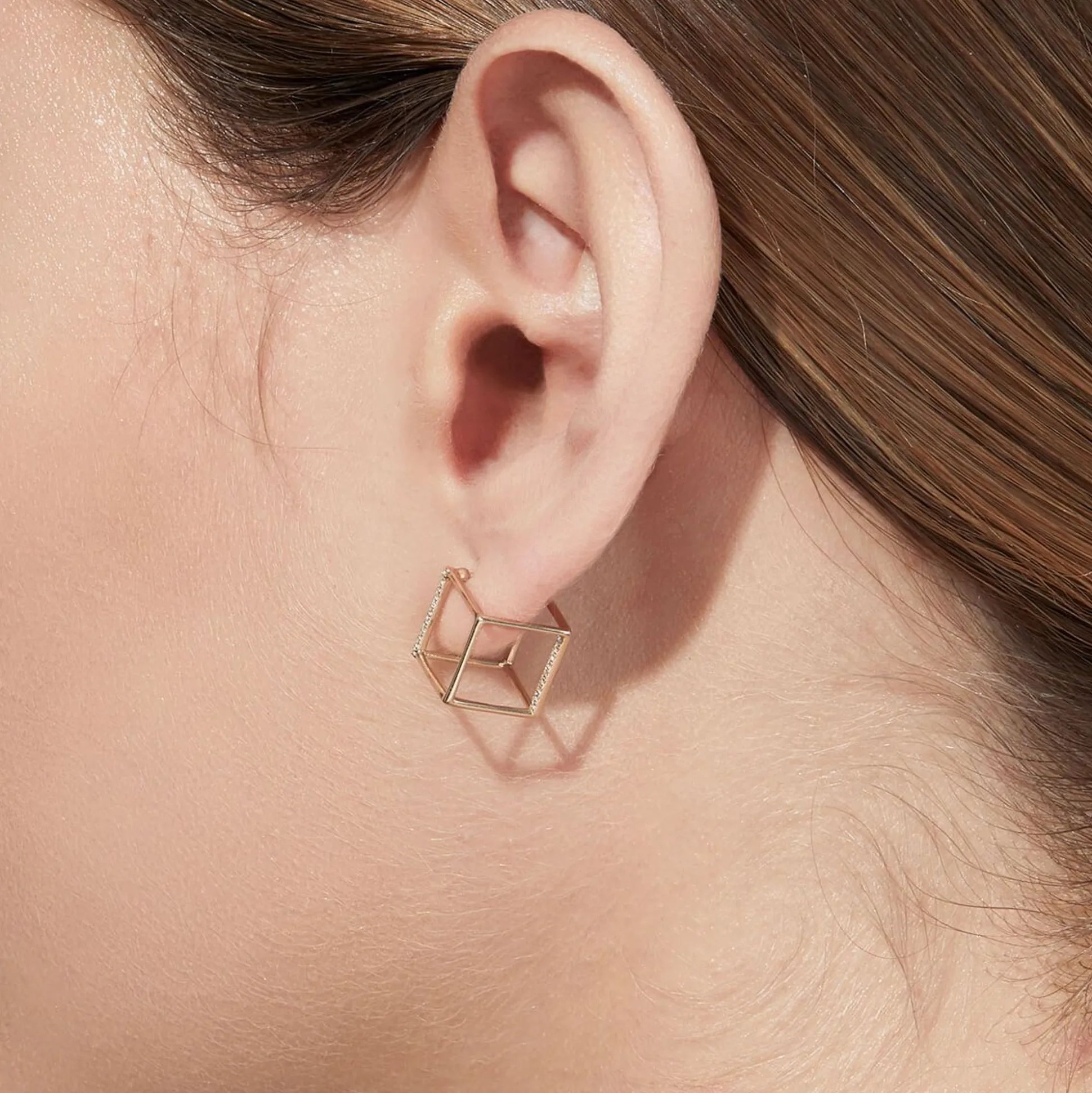 Shihara Diamond Square Earring 10 (01)