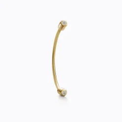 Shihara Diamond Twist Curl Earring 01