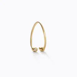 Shihara Diamond Twist Round Earring 01