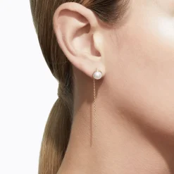 Shihara Half Pearl Chain Earring 0°