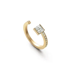 Shihara Two Stone Diamond Bond Ring 03