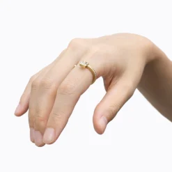 Shihara Two Stone Diamond Bond Ring 03