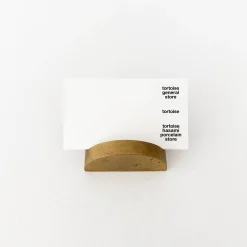 S/N Brass Card Holder