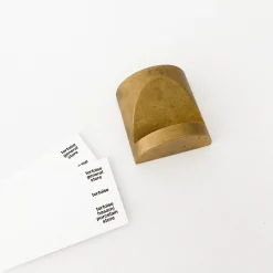 S/N Brass Card Holder