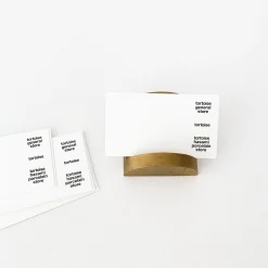 S/N Brass Card Holder
