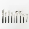 Sori Yanagi Stainless Steel And Birch Wood Handle Flatware