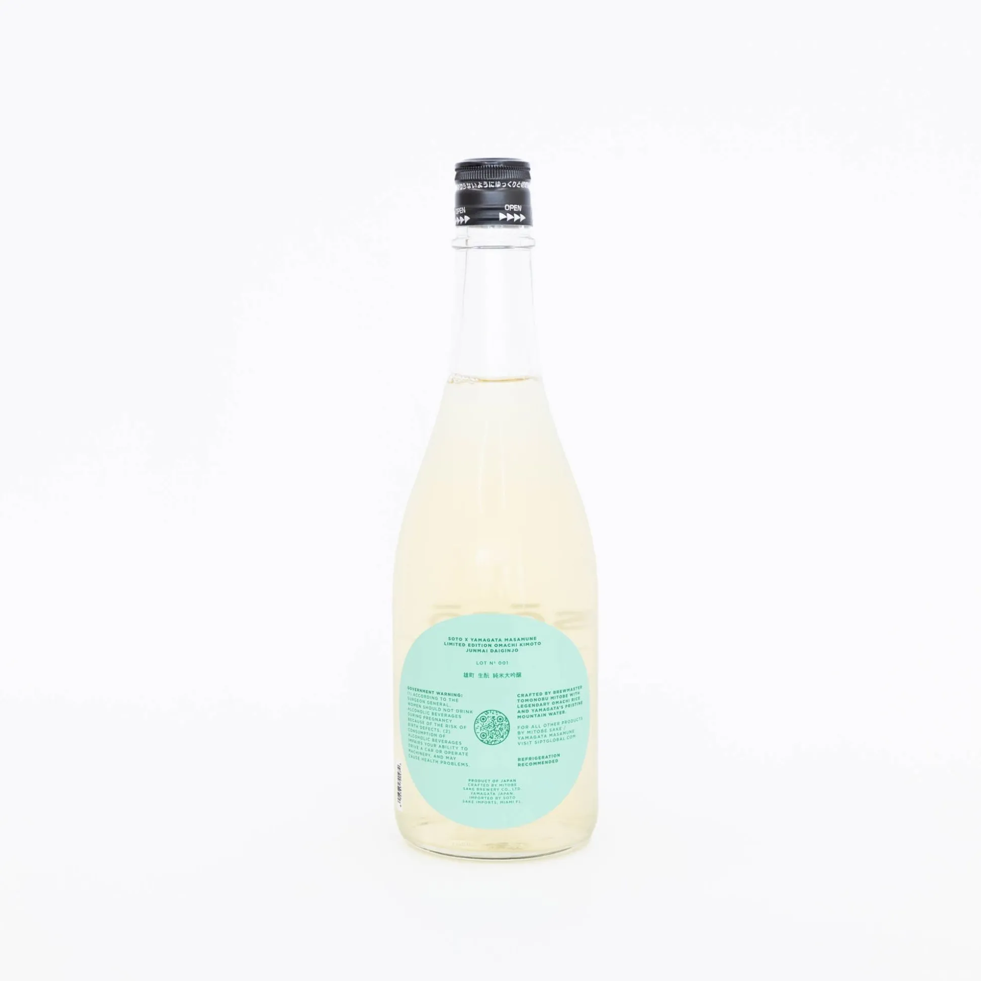 Soto X Yamagata Masamune Omachi Kimoto Junmai Daiginjo