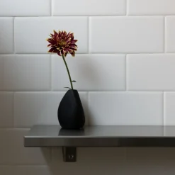 Sugahara Matte Black Bud Vases