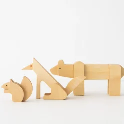 Takizawa Plywood Animal Puzzles