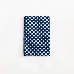 Tenugui - Blue Checkerboard
