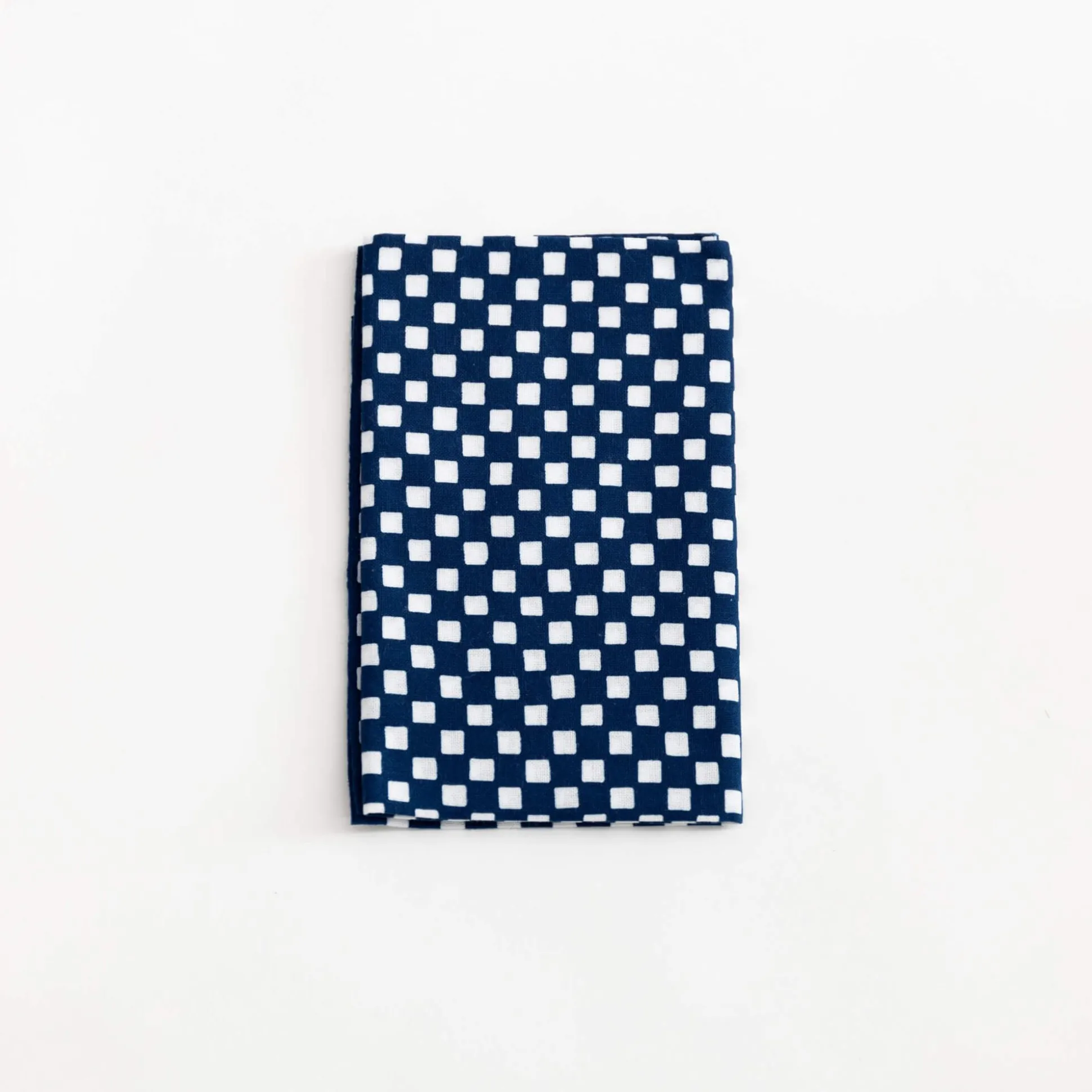 Tenugui - Blue Checkerboard
