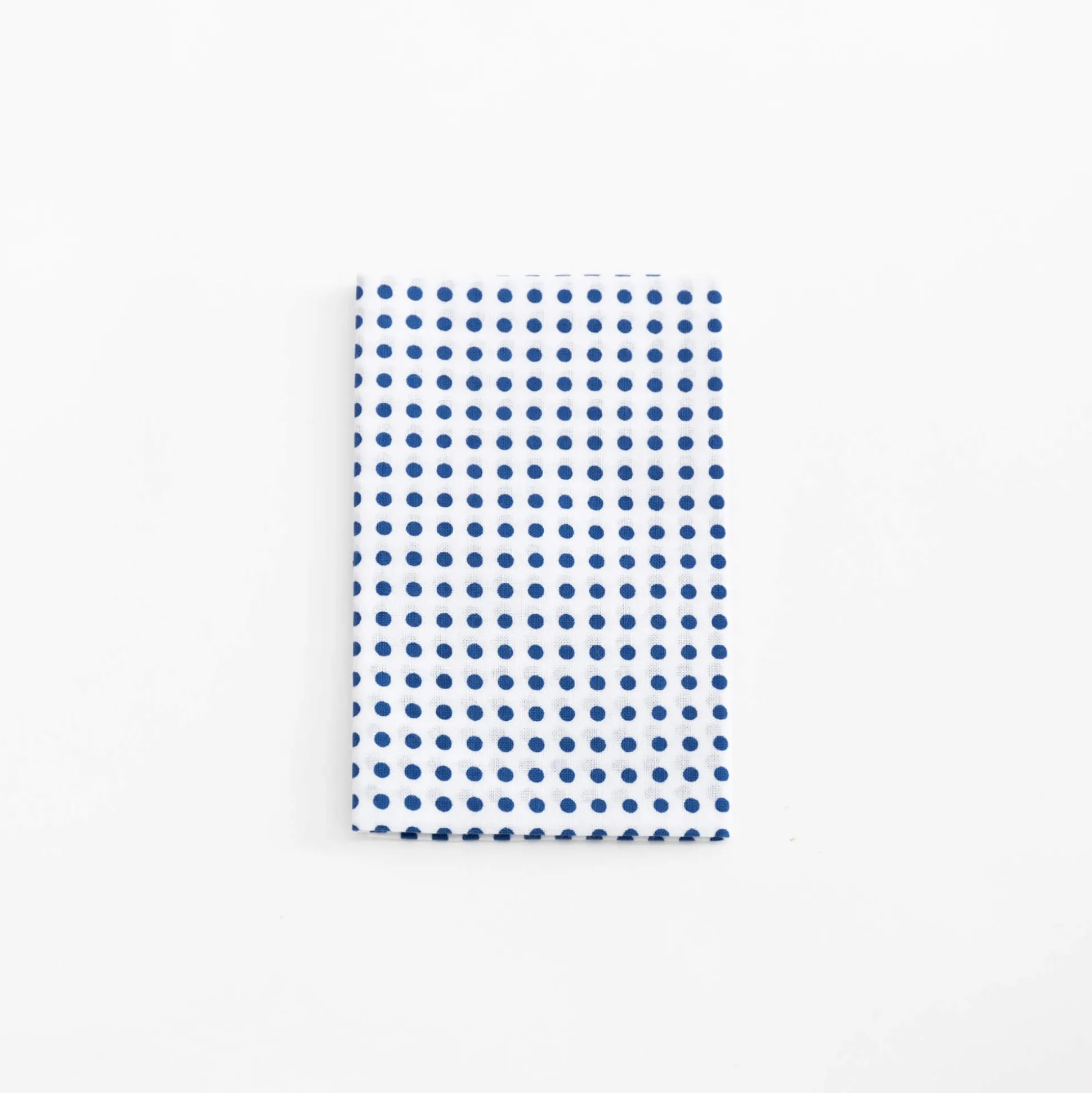 Tenugui - Blue Dots On White