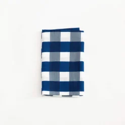 Tenugui - Checkers White And Blue