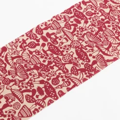 Tenugui - Fuchsia Mushroom