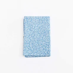 Tenugui - Light Blue Swirls