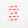 Tenugui - Pink Pig