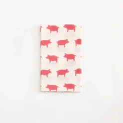 Tenugui - Pink Pig