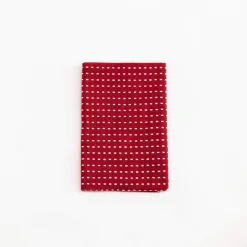 Tenugui - White Dash On Red