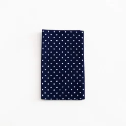 Tenugui - White Rice On Navy