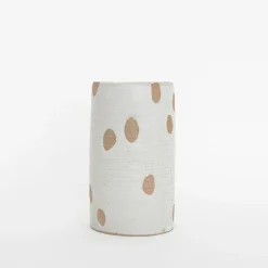 Tomoro Pottery Ceramic Petal Cylinder