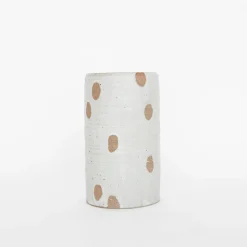 Tomoro Pottery Ceramic Petal Cylinder
