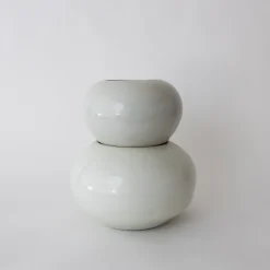 018 Unknown, Japan Porcelain Objects (Set Of 2)