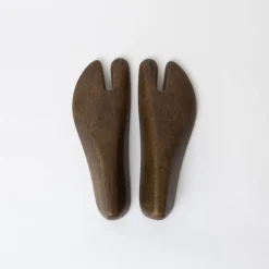 021 Unknown, Japan Wood Objects (Set Of 2)