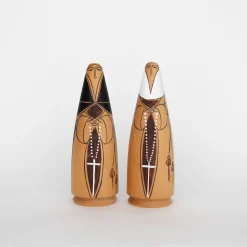 088 Unknown, Japan Wood Object (Pair)
