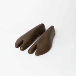 021 Unknown, Japan Wood Objects (Set Of 2)