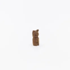 094 Wooden Bear Object From The Ainu